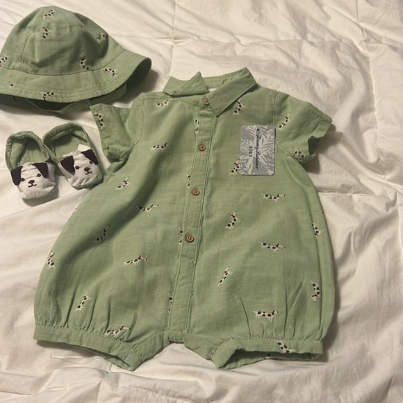 Tommy Bahama One Pieces Tommy Bahama Baby Boy One Piece Puppy